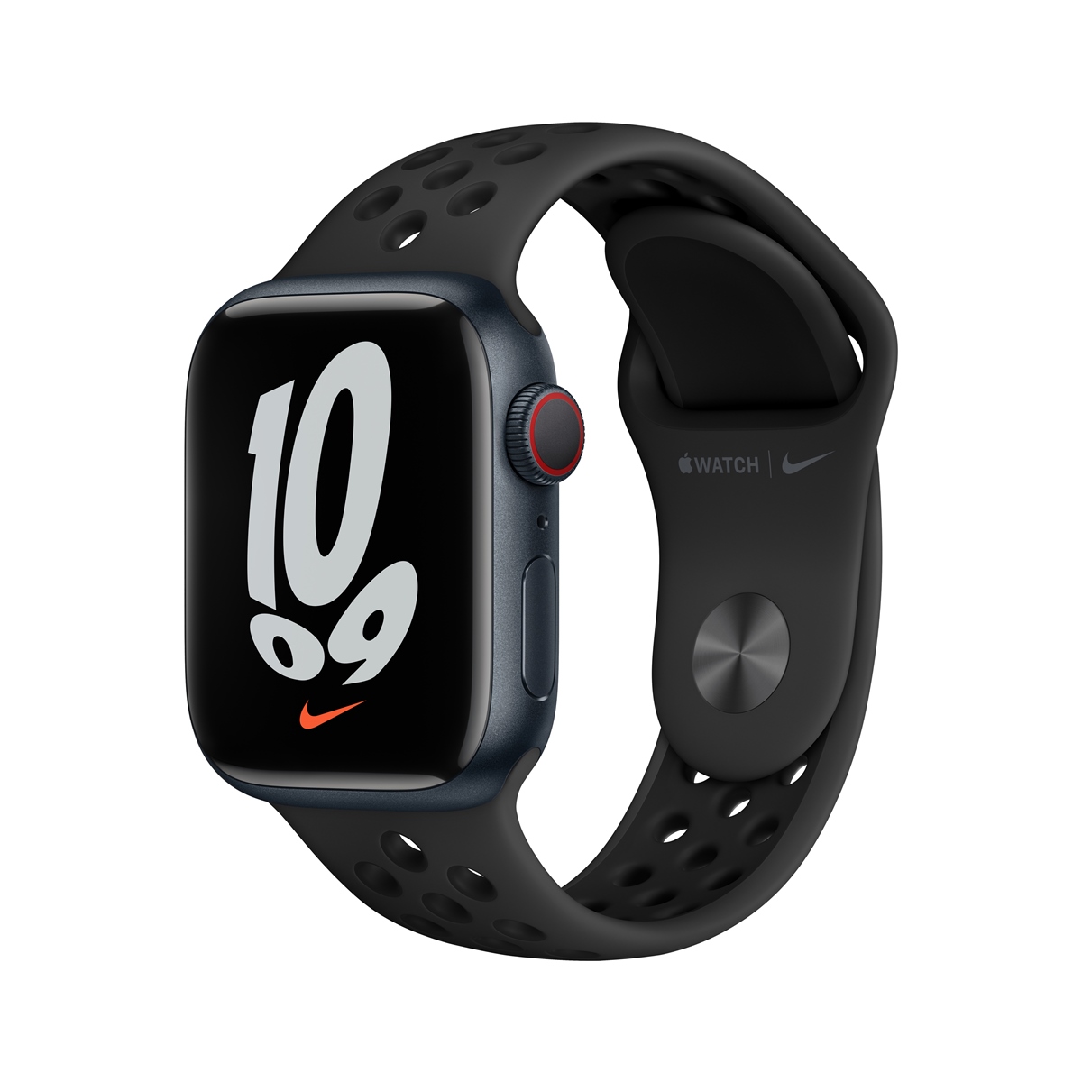 Apple Watch Nike Series 7 GPS + 流動網絡 41mm 鋁金屬錶殼；Nike 運動錶帶 image number 0