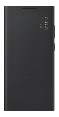 Samsung Galaxy S22 Ultra 5G LED皮革翻頁式保護套淺灰色