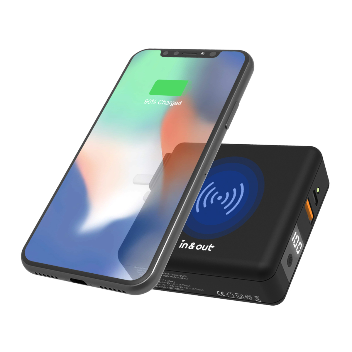 IN & OUT IO-PD8KW 移動電源組合通用旅行充電器 image number 0