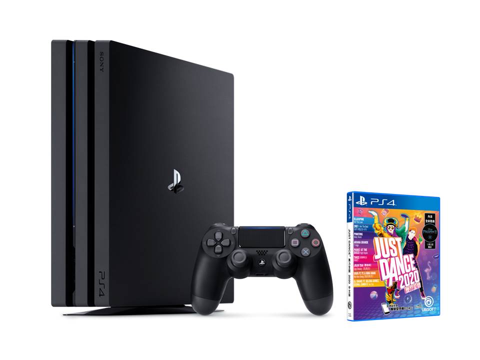 PlayStation&reg;4 Pro 2TB(極致黑)及PlayStation&reg;4《Just Dance&reg; 舞力全開2020》遊戲軟件