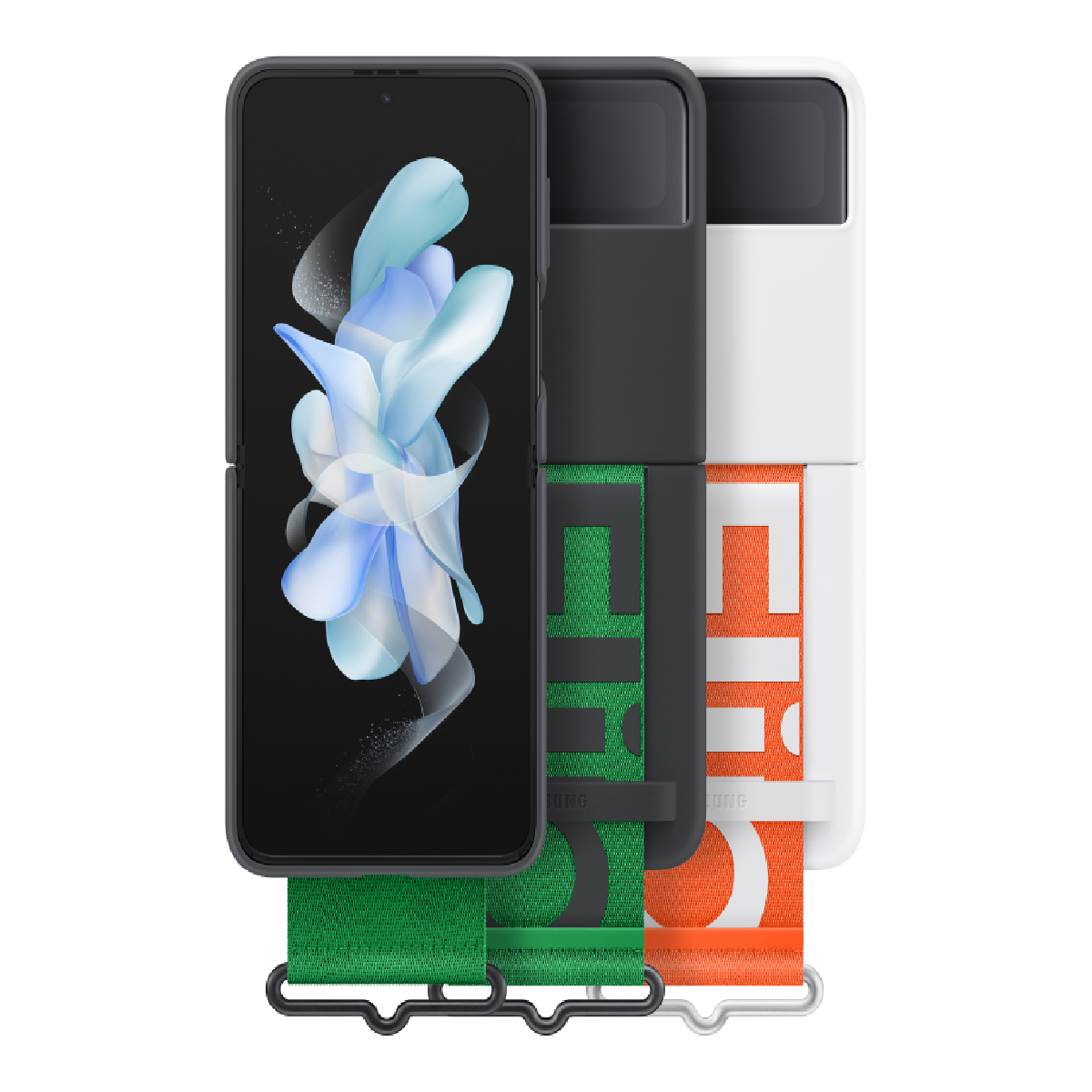 Samsung Galaxy Z Filp4 5G Silicone cover with Strap, , large image number 0